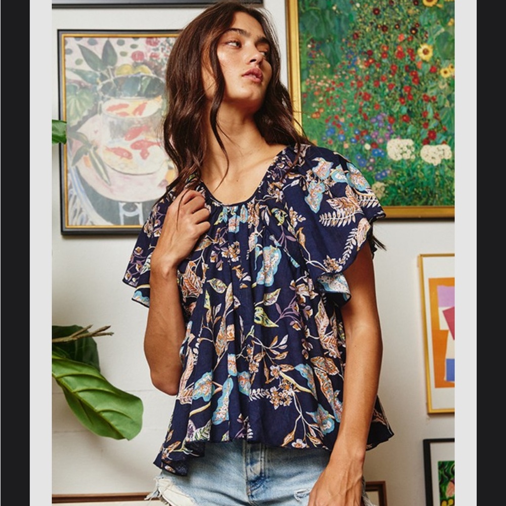 Bucket list backless cotton top size medium